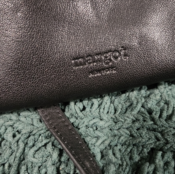 Margot New York Black Leather Crossbody Bag - Picture 10 of 15